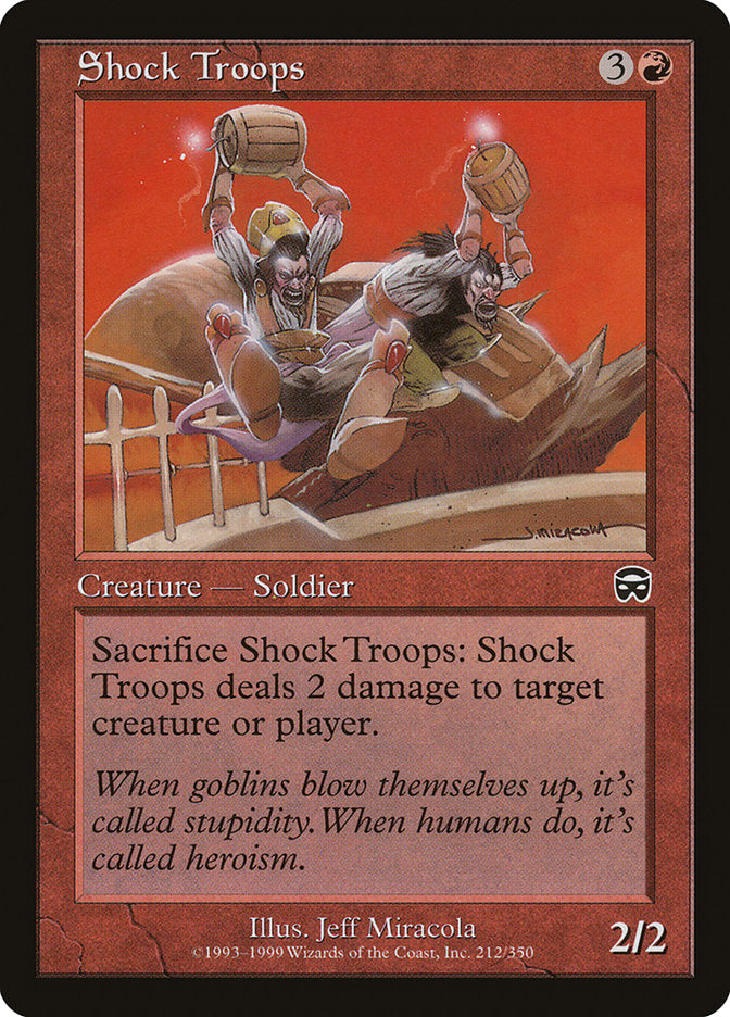 Shock Troops [Mercadian Masques] | PLUS EV GAMES 