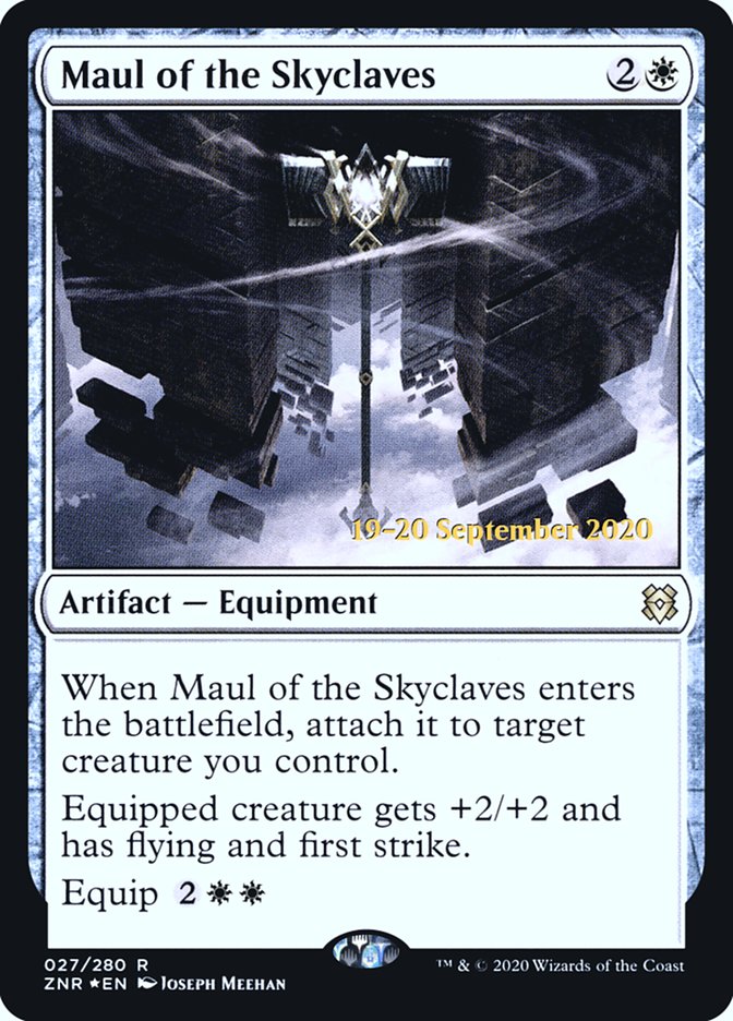 Maul of the Skyclaves  [Zendikar Rising Prerelease Promos] | PLUS EV GAMES 