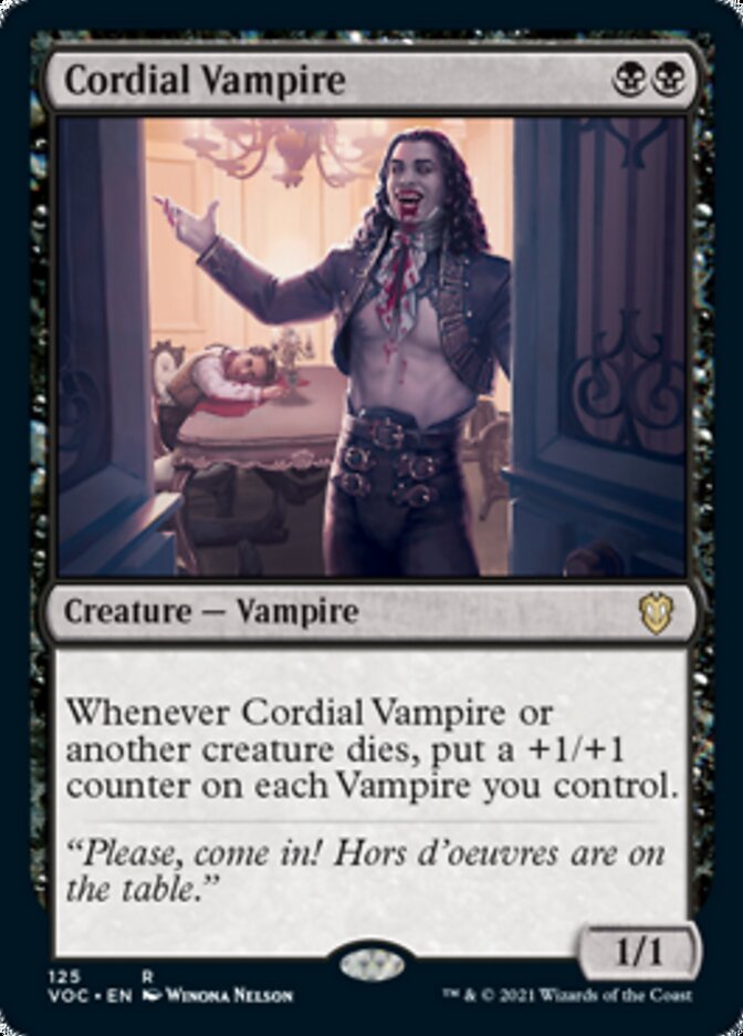 Cordial Vampire [Innistrad: Crimson Vow Commander] | PLUS EV GAMES 