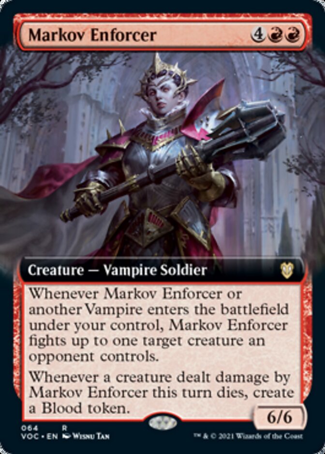 Markov Enforcer (Extended) [Innistrad: Crimson Vow Commander] | PLUS EV GAMES 