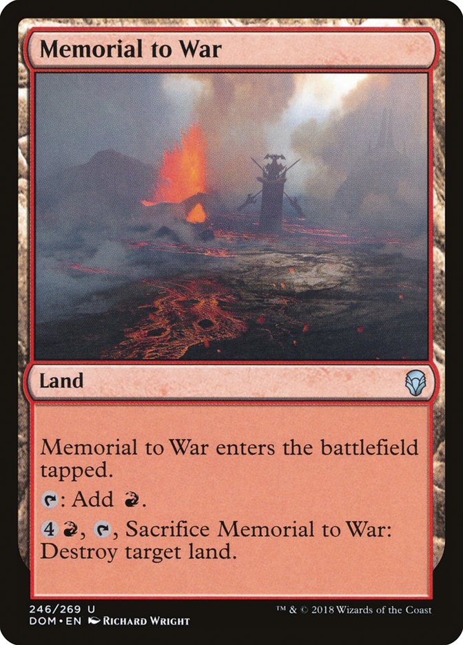 Memorial to War [Dominaria] | PLUS EV GAMES 