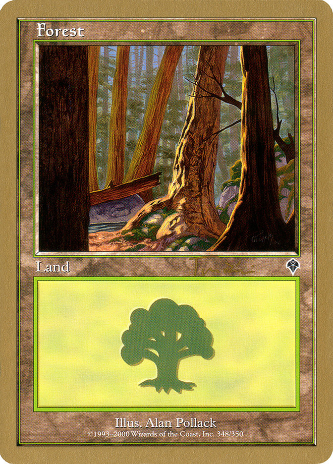 Forest (jt348a) (Jan Tomcani) [World Championship Decks 2001] | PLUS EV GAMES 