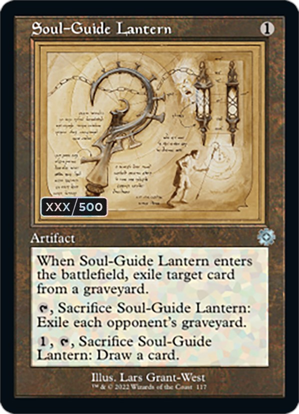 Soul-Guide Lantern (Retro Schematic) (Serial Numbered) [The Brothers' War Retro Artifacts] | PLUS EV GAMES 