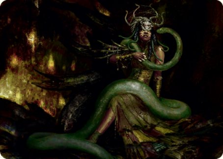 Saryth, the Viper's Fang Art Card [Innistrad: Midnight Hunt Art Series] | PLUS EV GAMES 