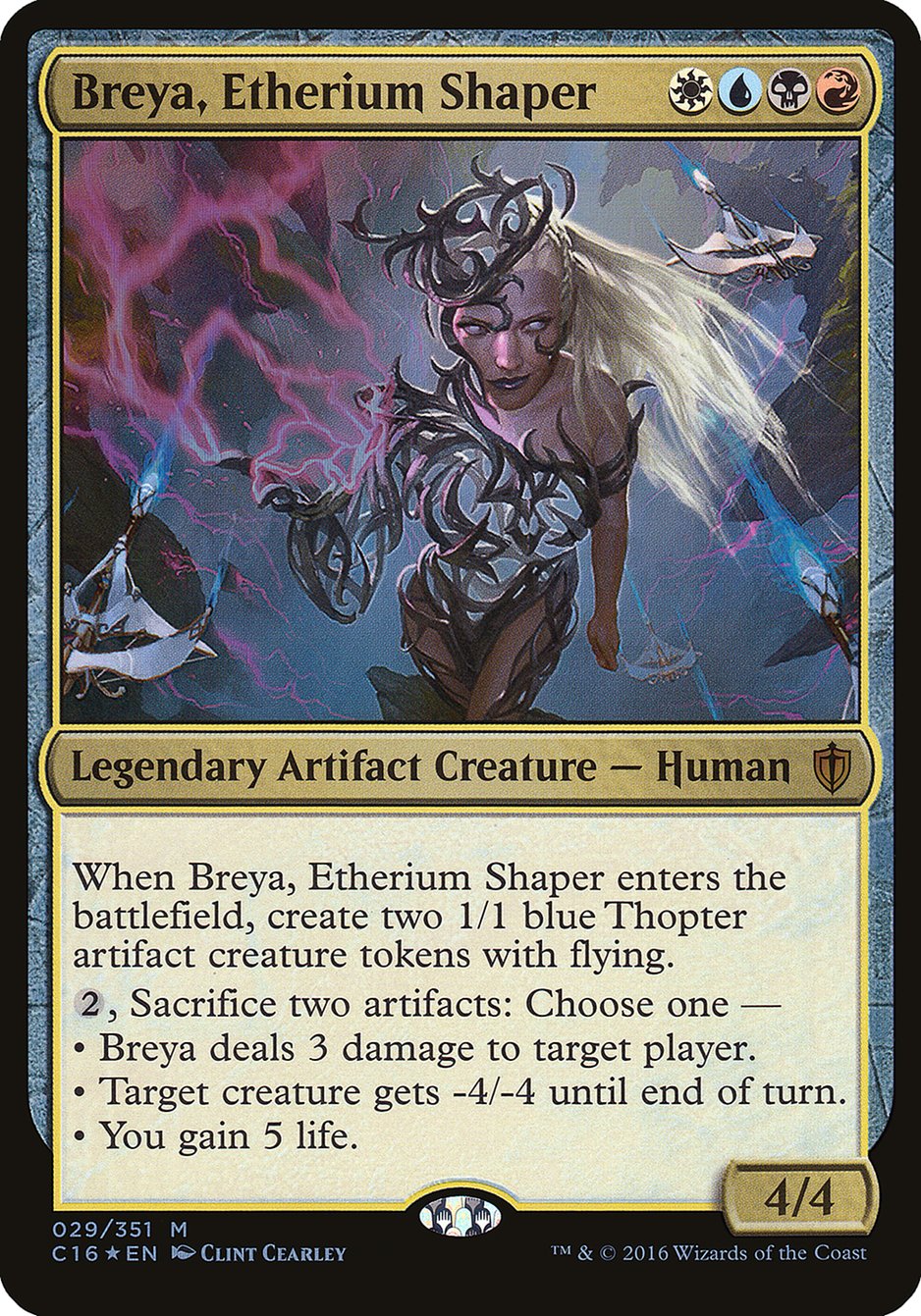 Breya, Etherium Shaper (Oversized) [Commander 2016 Oversized] | PLUS EV GAMES 
