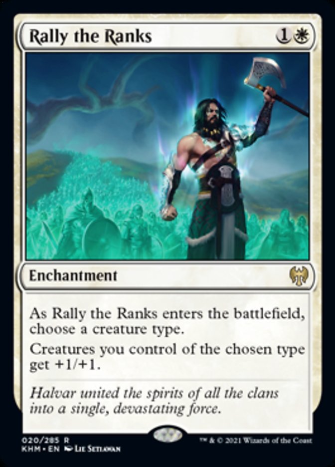 Rally the Ranks [Kaldheim] | PLUS EV GAMES 