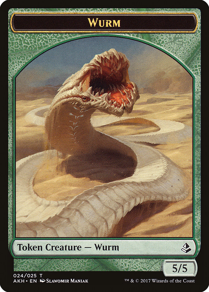 Wurm [Amonkhet Tokens] | PLUS EV GAMES 