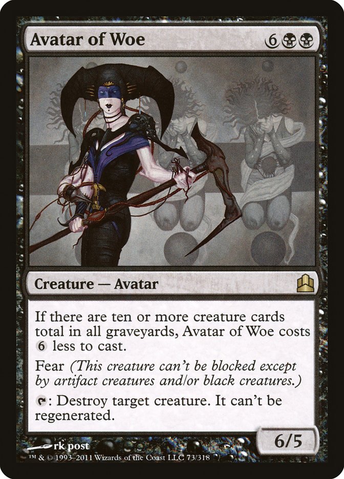 Avatar of Woe [Commander 2011] | PLUS EV GAMES 