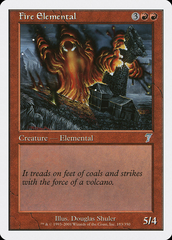 Fire Elemental [Seventh Edition] | PLUS EV GAMES 