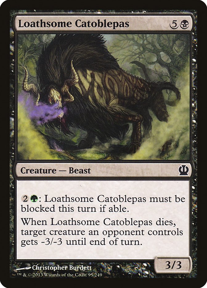 Loathsome Catoblepas [Theros] | PLUS EV GAMES 
