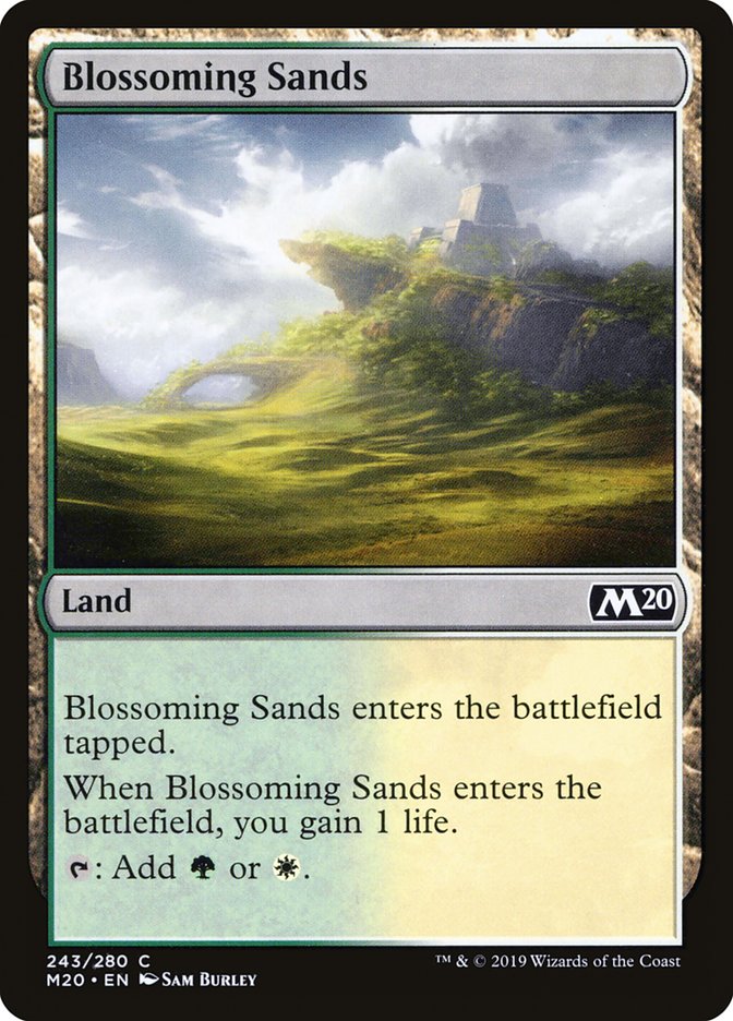 Blossoming Sands [Core Set 2020] | PLUS EV GAMES 