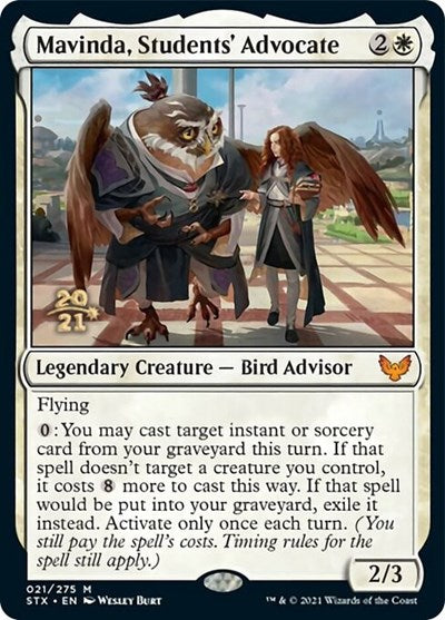 Mavinda, Students' Advocate [Strixhaven: School of Mages Prerelease Promos] | PLUS EV GAMES 