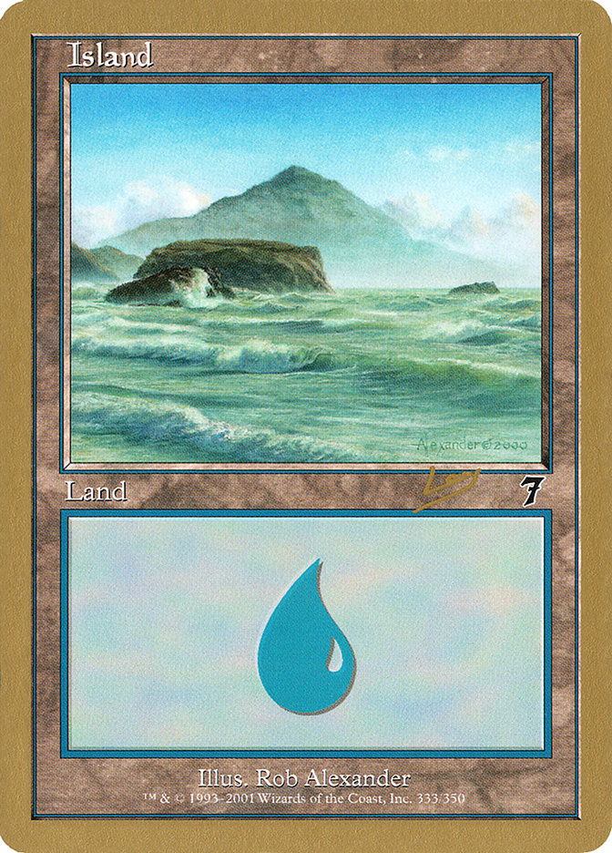 Island (333) (Raphael Levy) [World Championship Decks 2002] | PLUS EV GAMES 