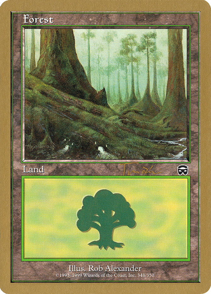 Forest (jt348) (Jan Tomcani) [World Championship Decks 2001] | PLUS EV GAMES 