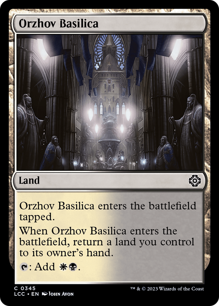 Orzhov Basilica [The Lost Caverns of Ixalan Commander] | PLUS EV GAMES 