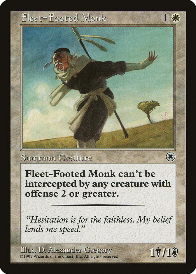 Fleet-Footed Monk [Portal] | PLUS EV GAMES 
