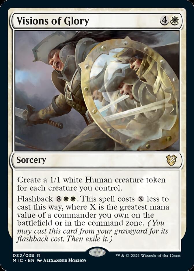 Visions of Glory [Innistrad: Midnight Hunt Commander] | PLUS EV GAMES 