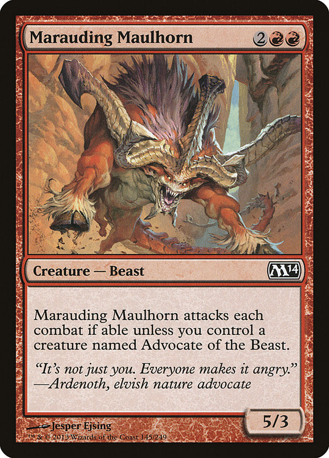 Marauding Maulhorn [Magic 2014] | PLUS EV GAMES 