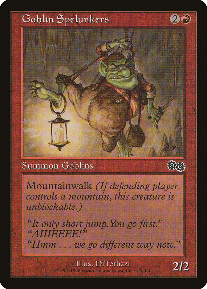 Goblin Spelunkers [Urza's Saga] | PLUS EV GAMES 