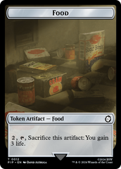 Warrior // Food (0012) Double-Sided Token [Fallout Tokens] | PLUS EV GAMES 