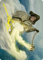 Traveling Minister Art Card (Gold-Stamped Signature) [Innistrad: Crimson Vow Art Series] | PLUS EV GAMES 