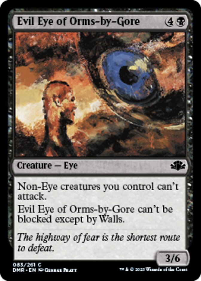 Evil Eye of Orms-by-Gore [Dominaria Remastered] | PLUS EV GAMES 