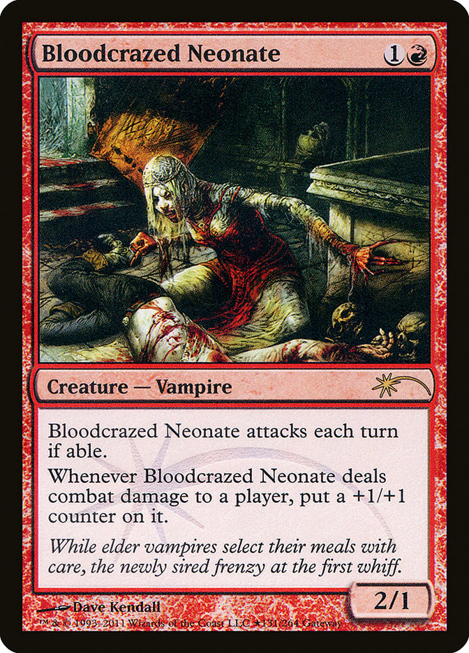 Bloodcrazed Neonate [Wizards Play Network 2011] | PLUS EV GAMES 