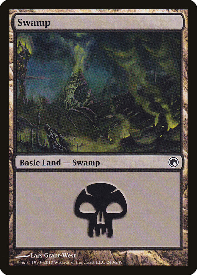 Swamp (240) [Scars of Mirrodin] | PLUS EV GAMES 