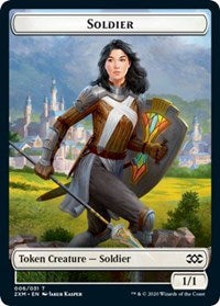 Soldier // Squirrel Double-sided Token [Double Masters Tokens] | PLUS EV GAMES 