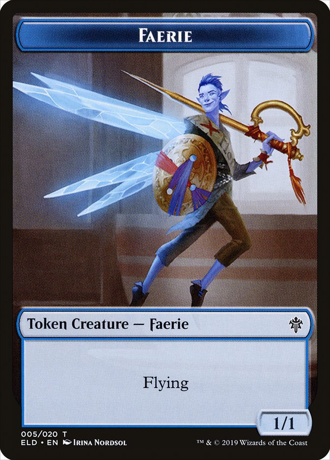 Faerie [Throne of Eldraine Tokens] | PLUS EV GAMES 