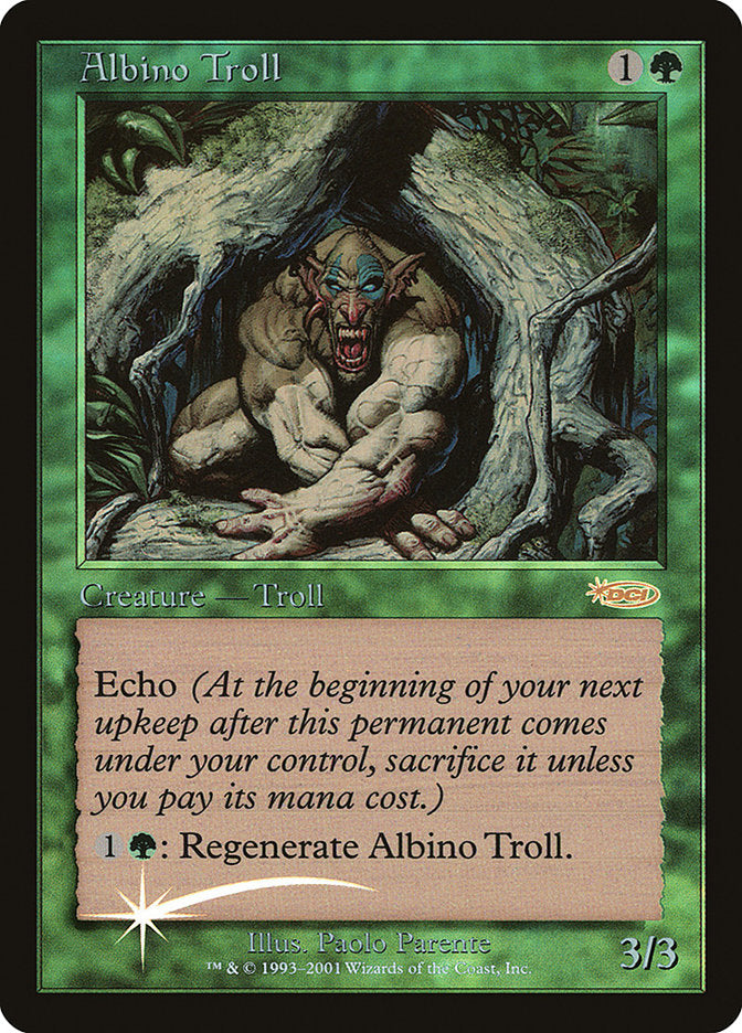 Albino Troll [Friday Night Magic 2002] | PLUS EV GAMES 