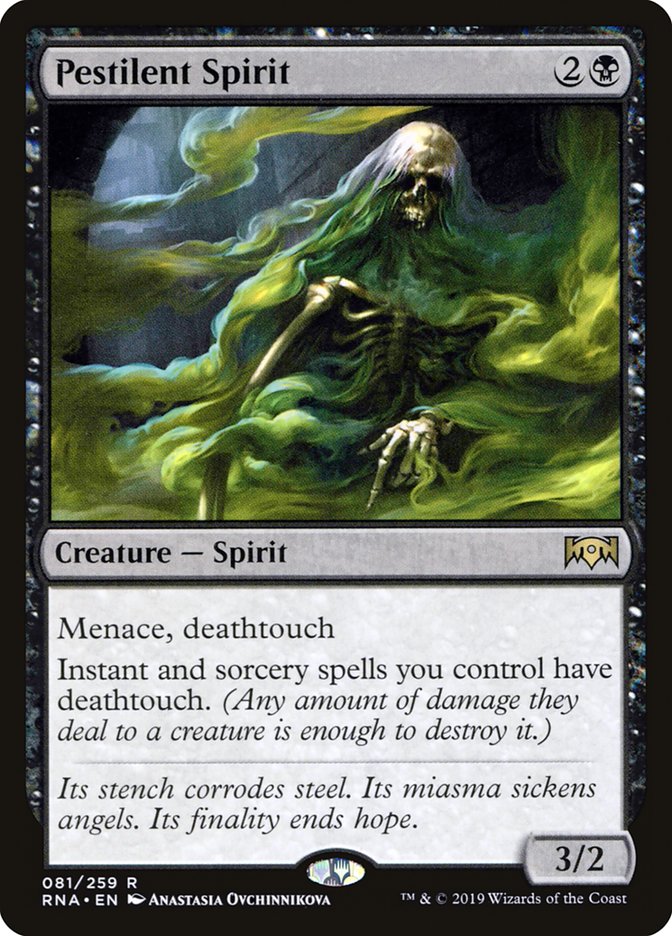 Pestilent Spirit [Ravnica Allegiance] | PLUS EV GAMES 