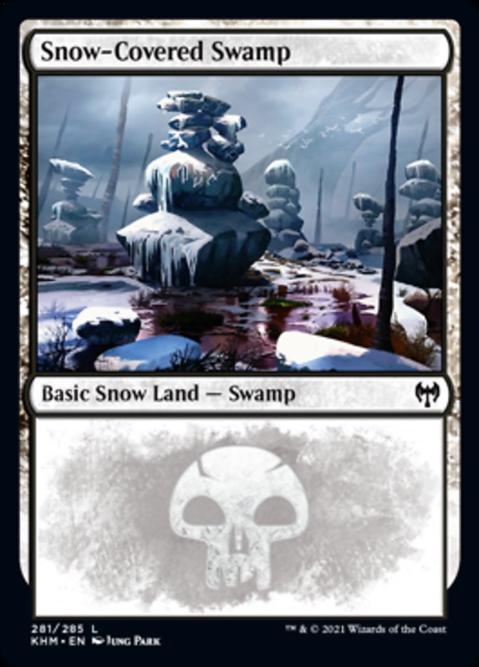Snow-Covered Swamp (281) [Kaldheim] | PLUS EV GAMES 