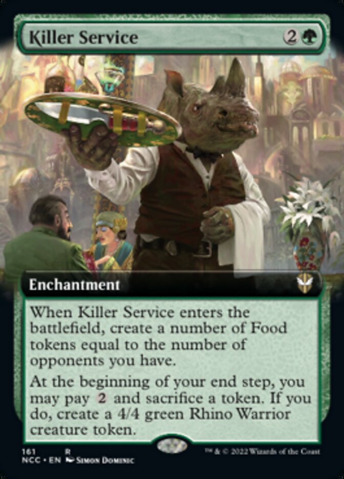 Killer Service (Extended Art) [Streets of New Capenna Commander] | PLUS EV GAMES 