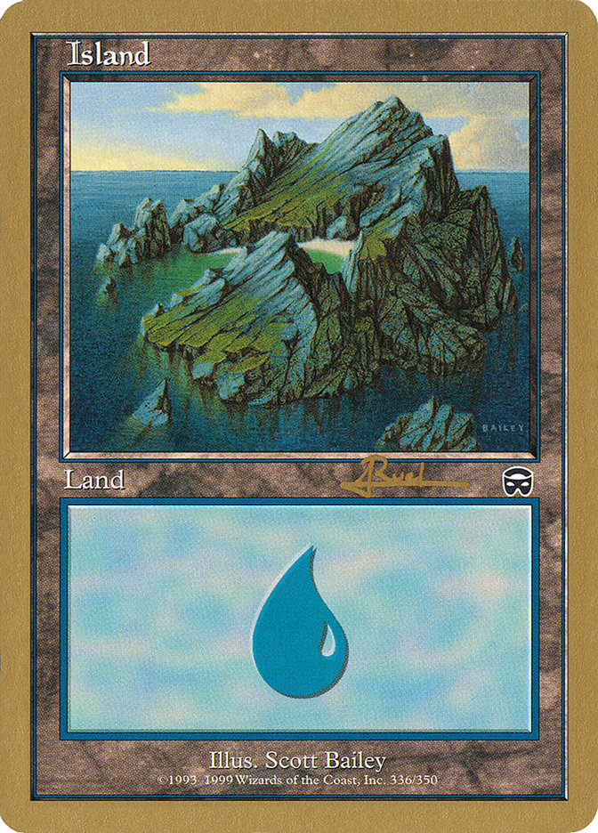 Island (ar336a) (Antoine Ruel) [World Championship Decks 2001] | PLUS EV GAMES 
