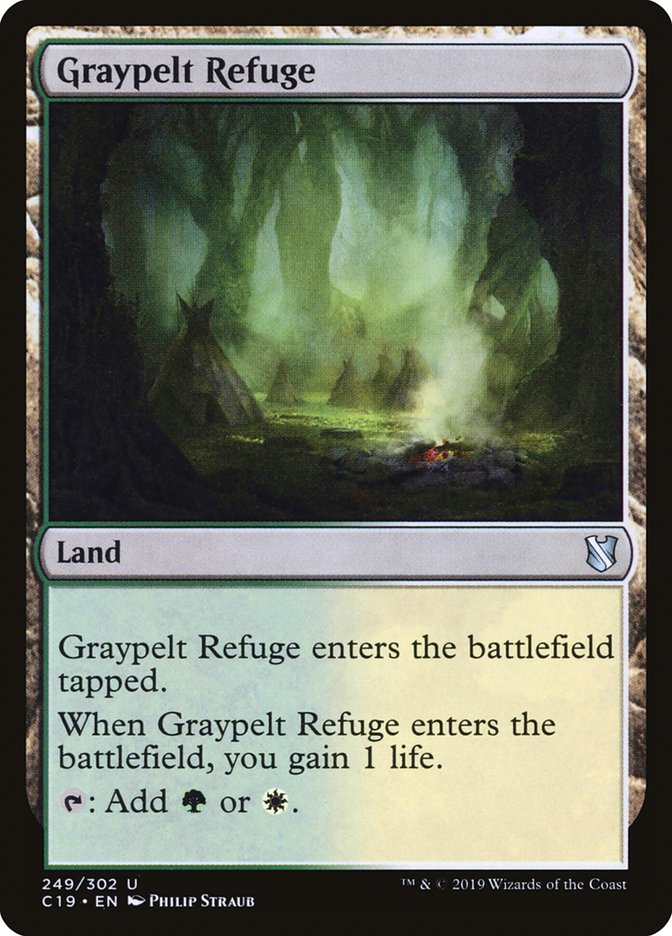 Graypelt Refuge [Commander 2019] | PLUS EV GAMES 