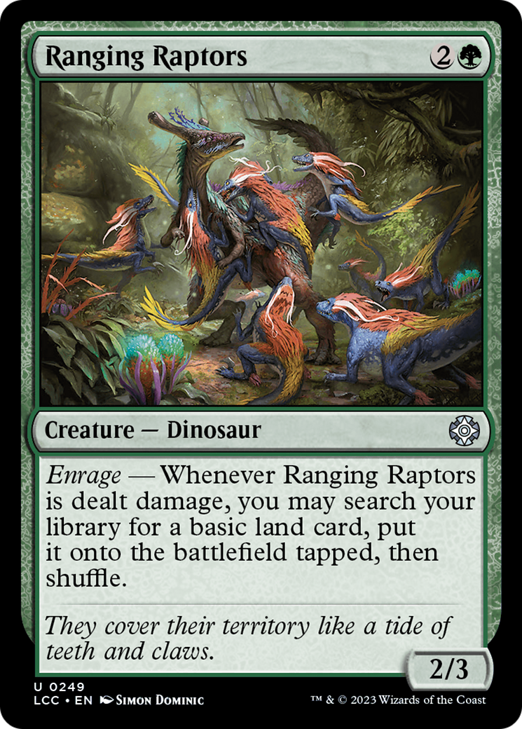 Ranging Raptors [The Lost Caverns of Ixalan Commander] | PLUS EV GAMES 