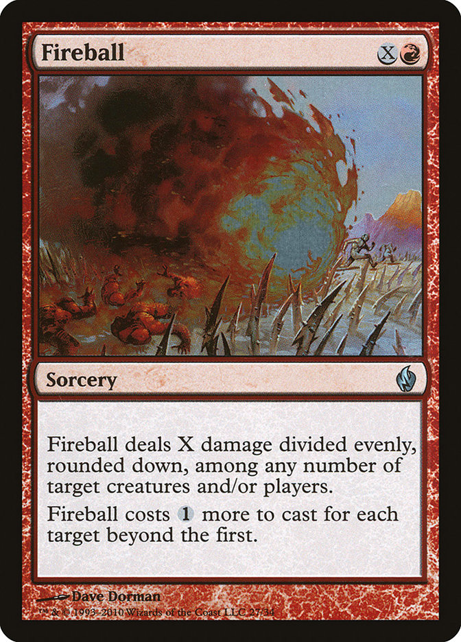 Fireball [Premium Deck Series: Fire and Lightning] | PLUS EV GAMES 