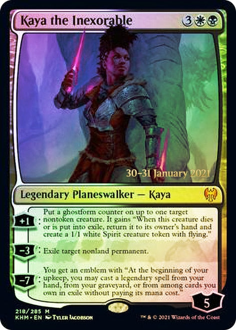 Kaya the Inexorable  [Kaldheim Prerelease Promos] | PLUS EV GAMES 