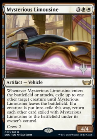 Mysterious Limousine (Promo Pack) [Streets of New Capenna Promos] | PLUS EV GAMES 