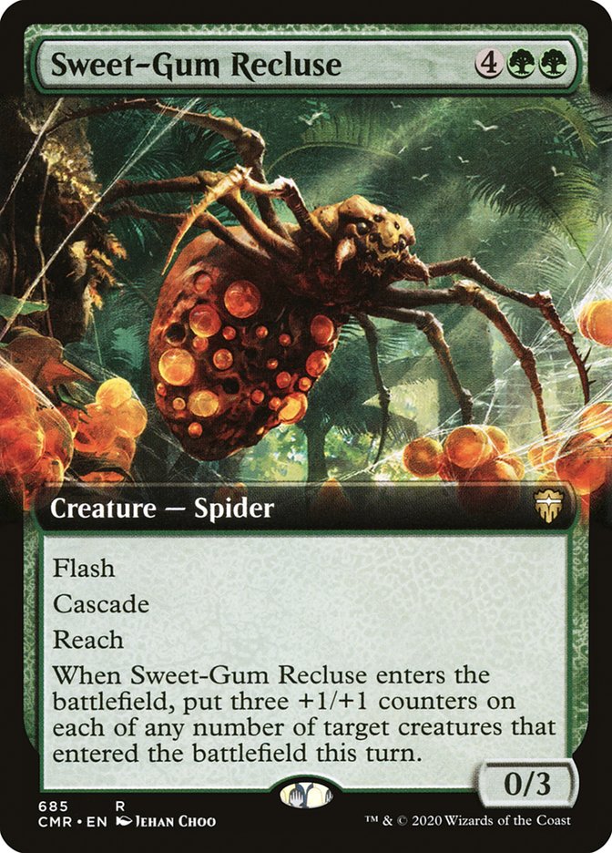 Sweet-Gum Recluse (Extended) [Commander Legends Extended] | PLUS EV GAMES 