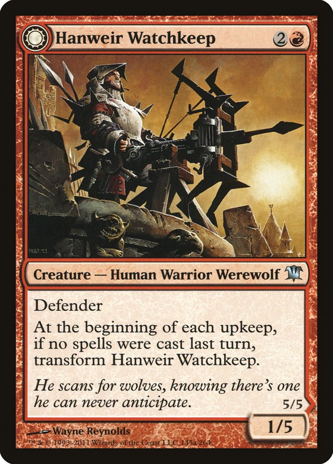 Hanweir Watchkeep // Bane of Hanweir [Innistrad] | PLUS EV GAMES 