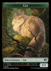 Eldrazi // Cat (0030) Double-Sided Token [Commander Masters Tokens] | PLUS EV GAMES 