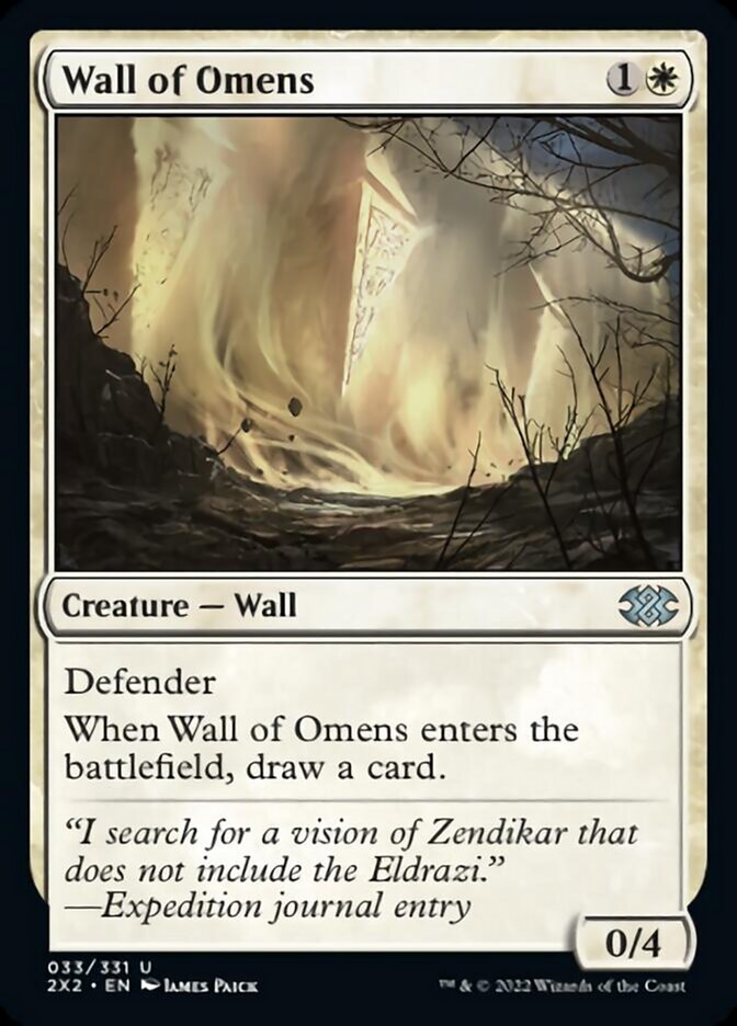 Wall of Omens [Double Masters 2022] | PLUS EV GAMES 