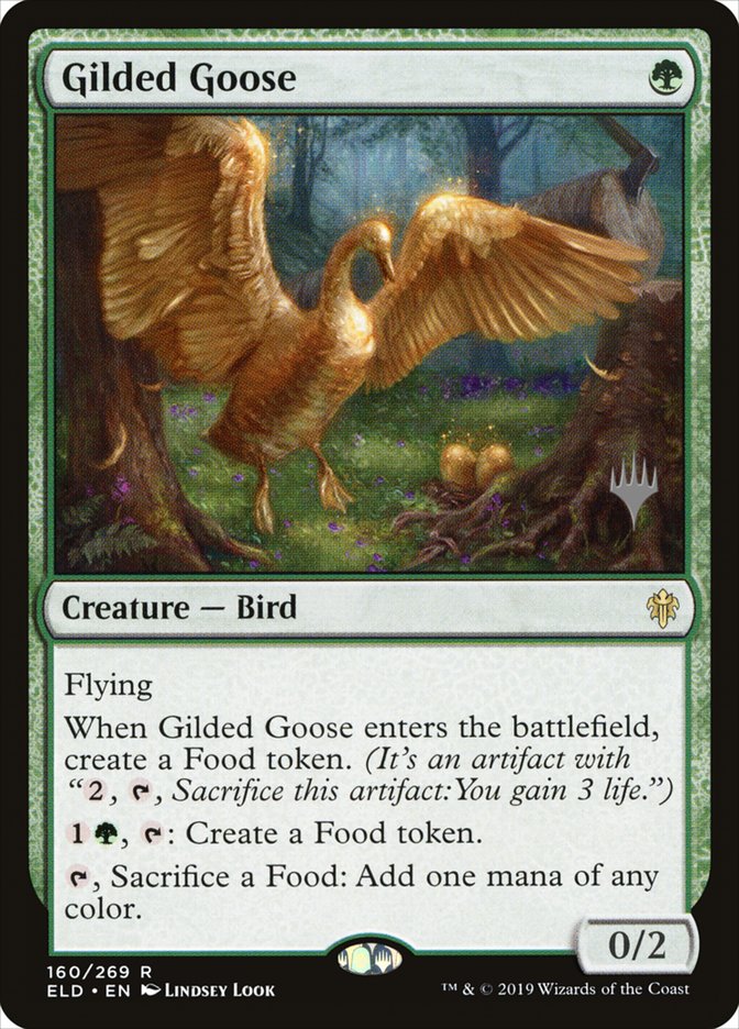 Gilded Goose (Promo Pack) [Throne of Eldraine Promos] | PLUS EV GAMES 