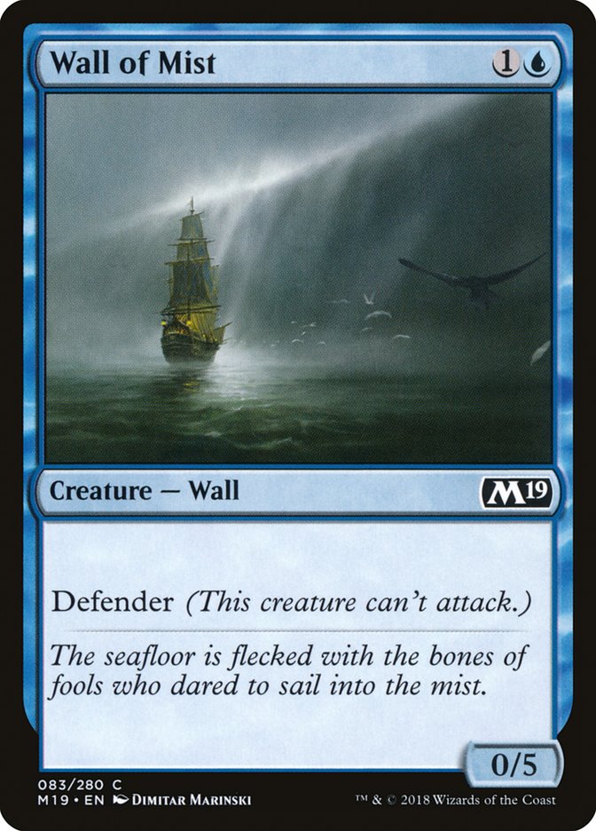 Wall of Mist [Core Set 2019] | PLUS EV GAMES 