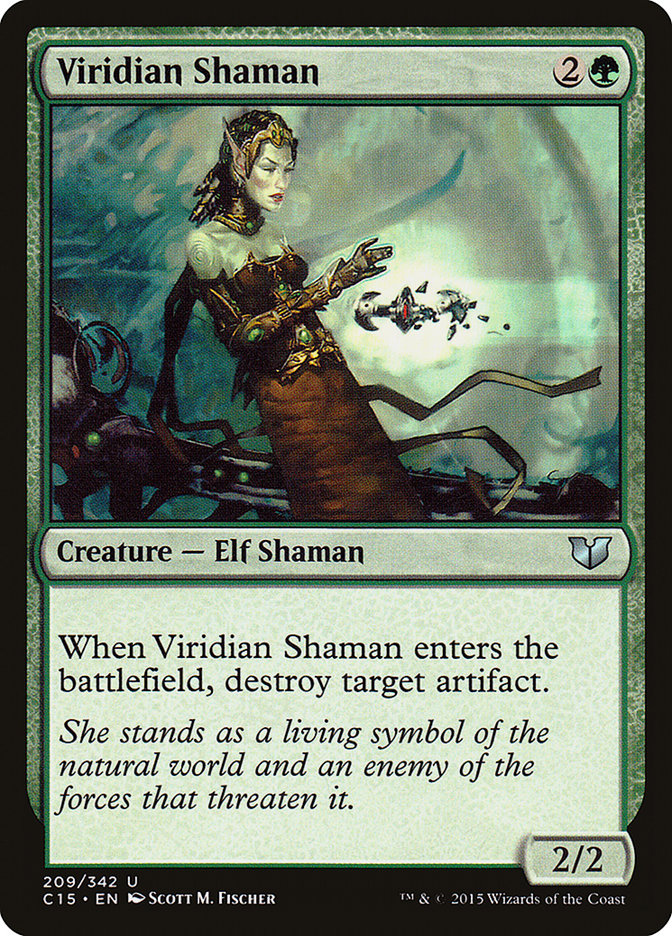 Viridian Shaman [Commander 2015] | PLUS EV GAMES 