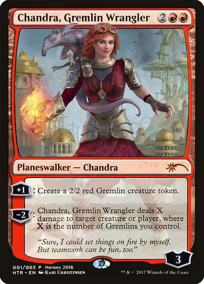 Chandra, Gremlin Wrangler [Heroes of the Realm] | PLUS EV GAMES 