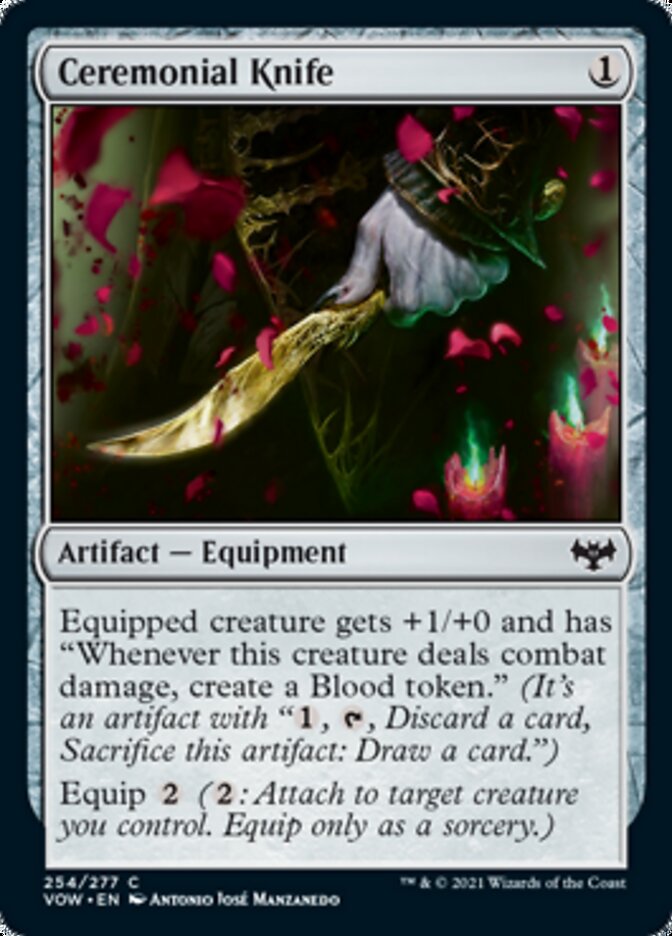 Ceremonial Knife [Innistrad: Crimson Vow] | PLUS EV GAMES 