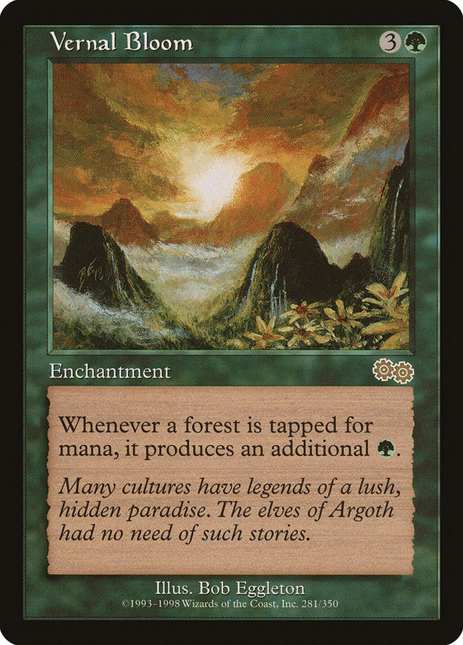 Vernal Bloom [Urza's Saga] | PLUS EV GAMES 